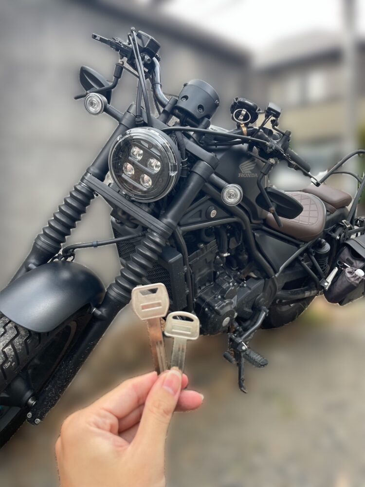 HONDA Rebel 鍵作成完了