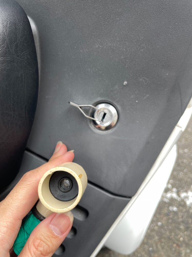 HONDA GYRO　鍵作成中