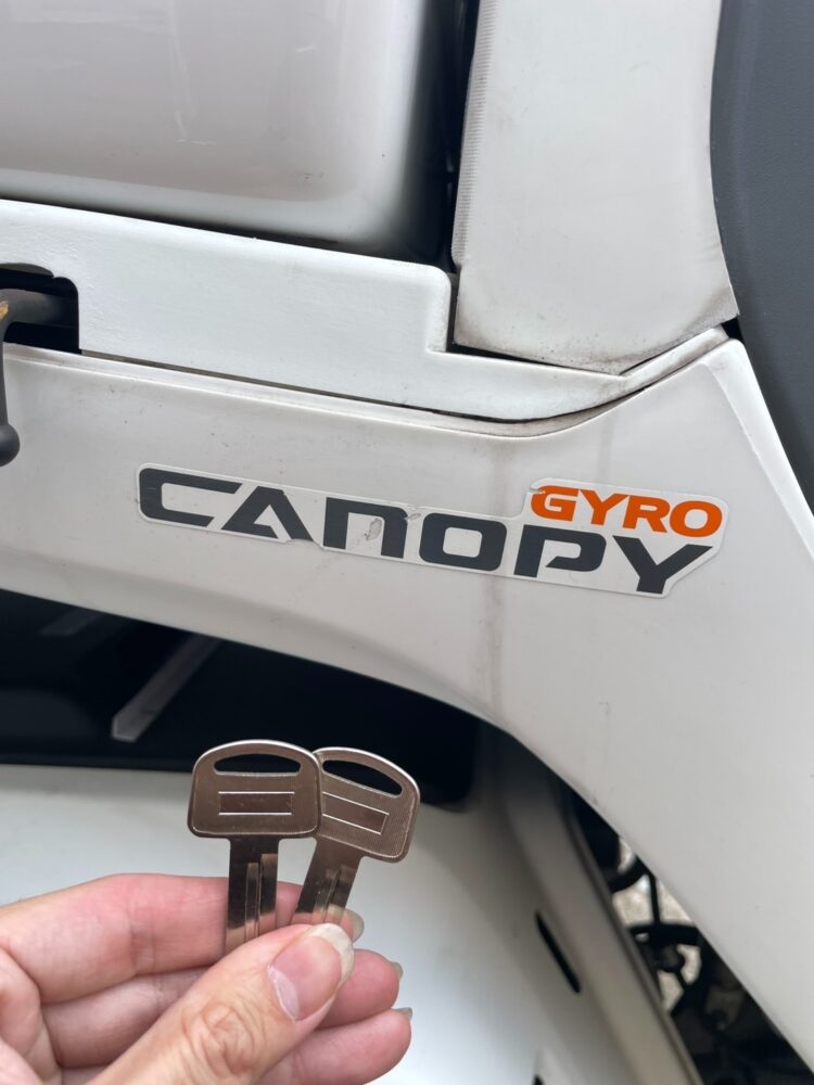 HONDA　GYRO CANOPY　鍵作成