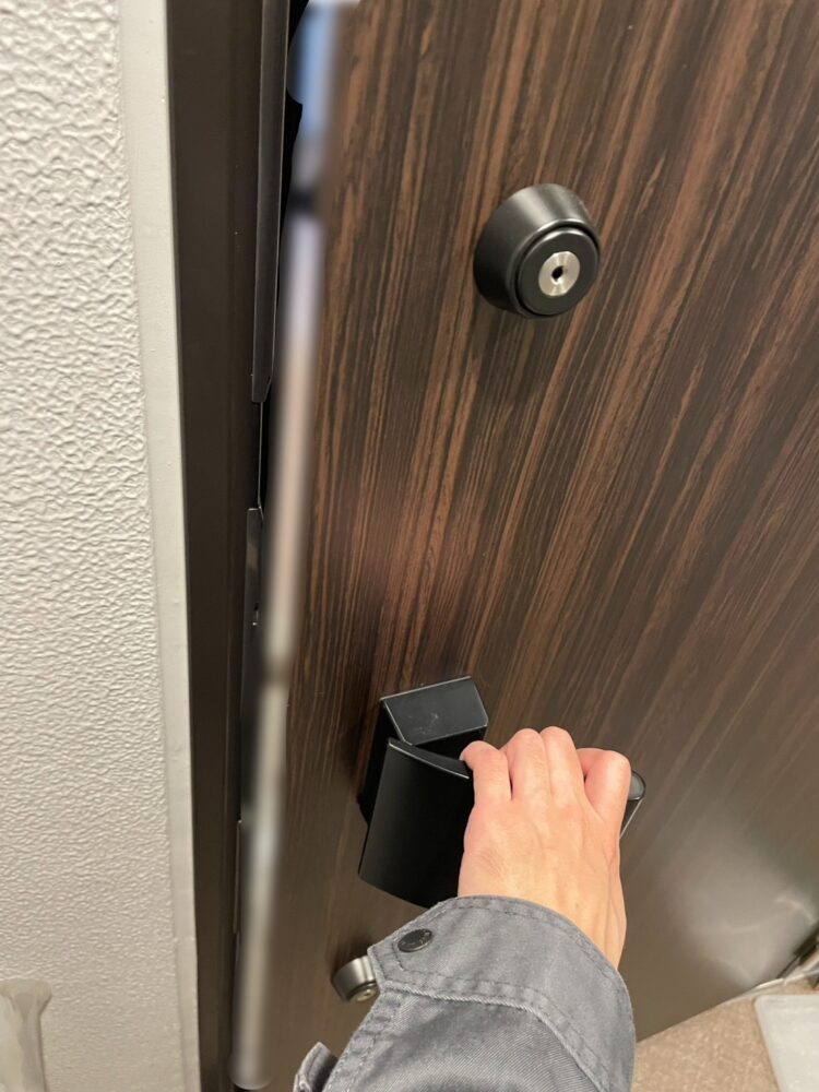 クラビス 鍵紛失 開錠作業後