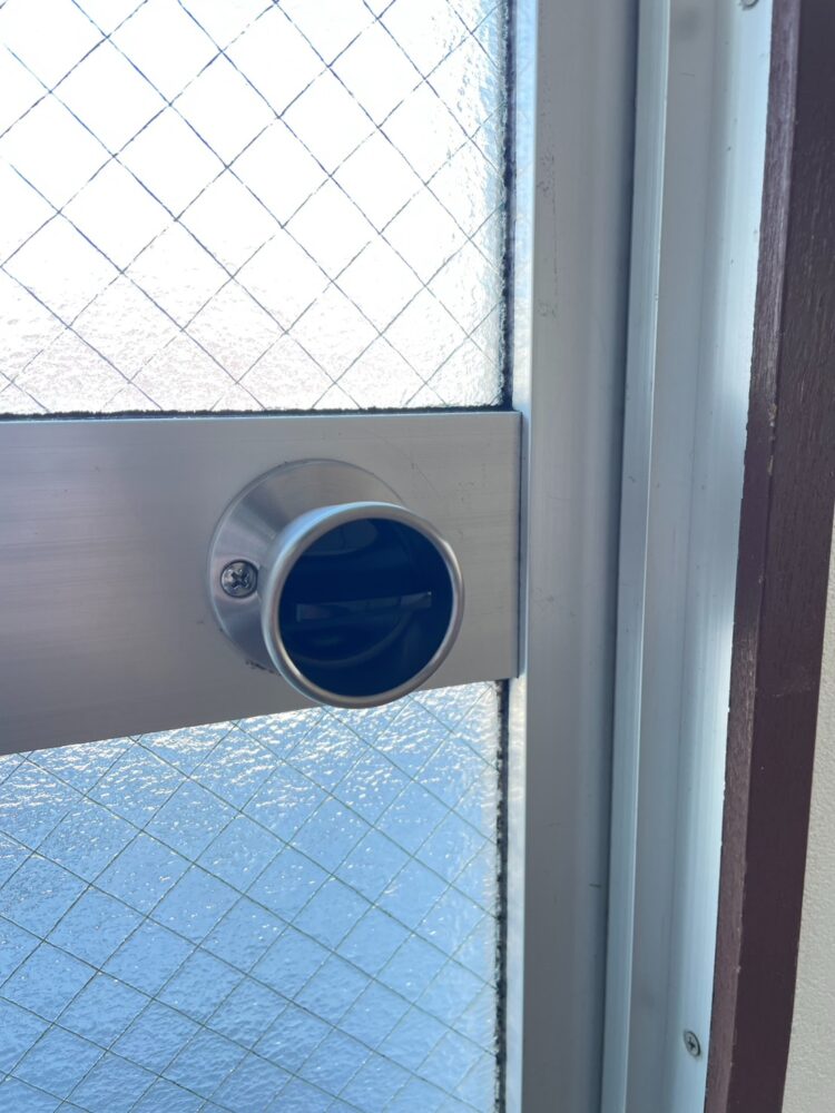 145M 室内側サムターン 交換後