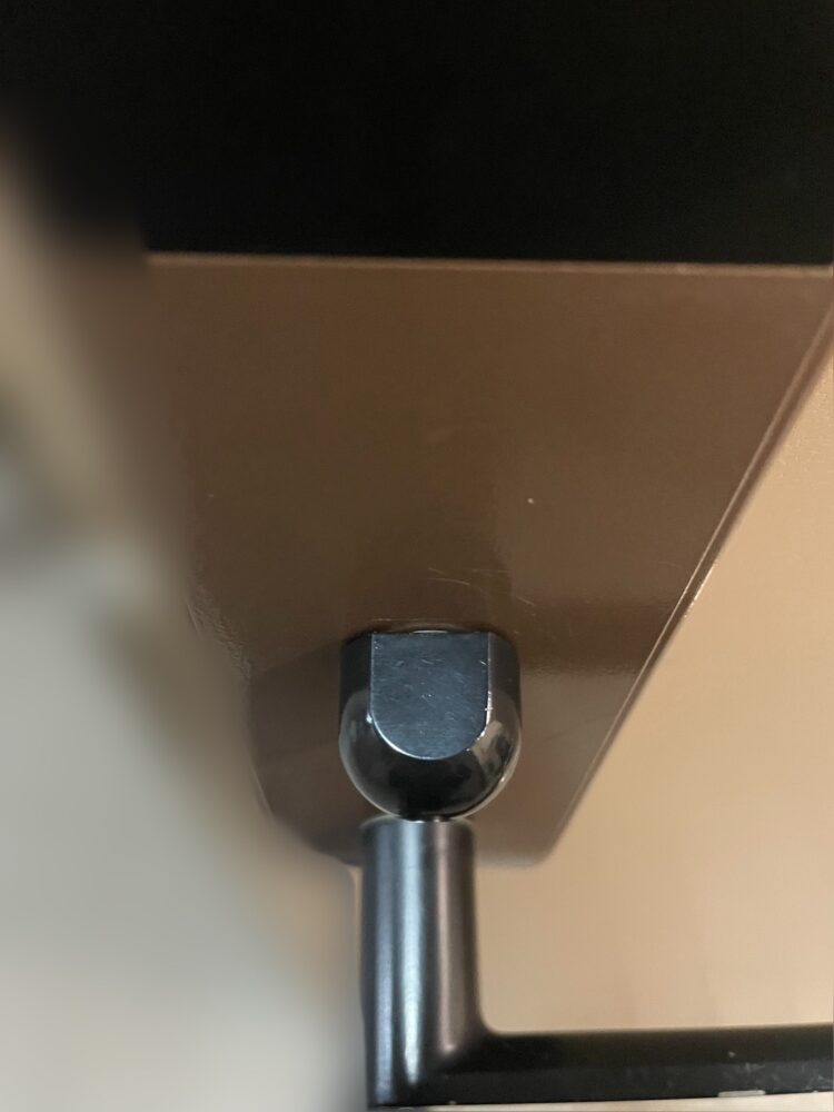 MIWA TK4L サムターン 施錠時